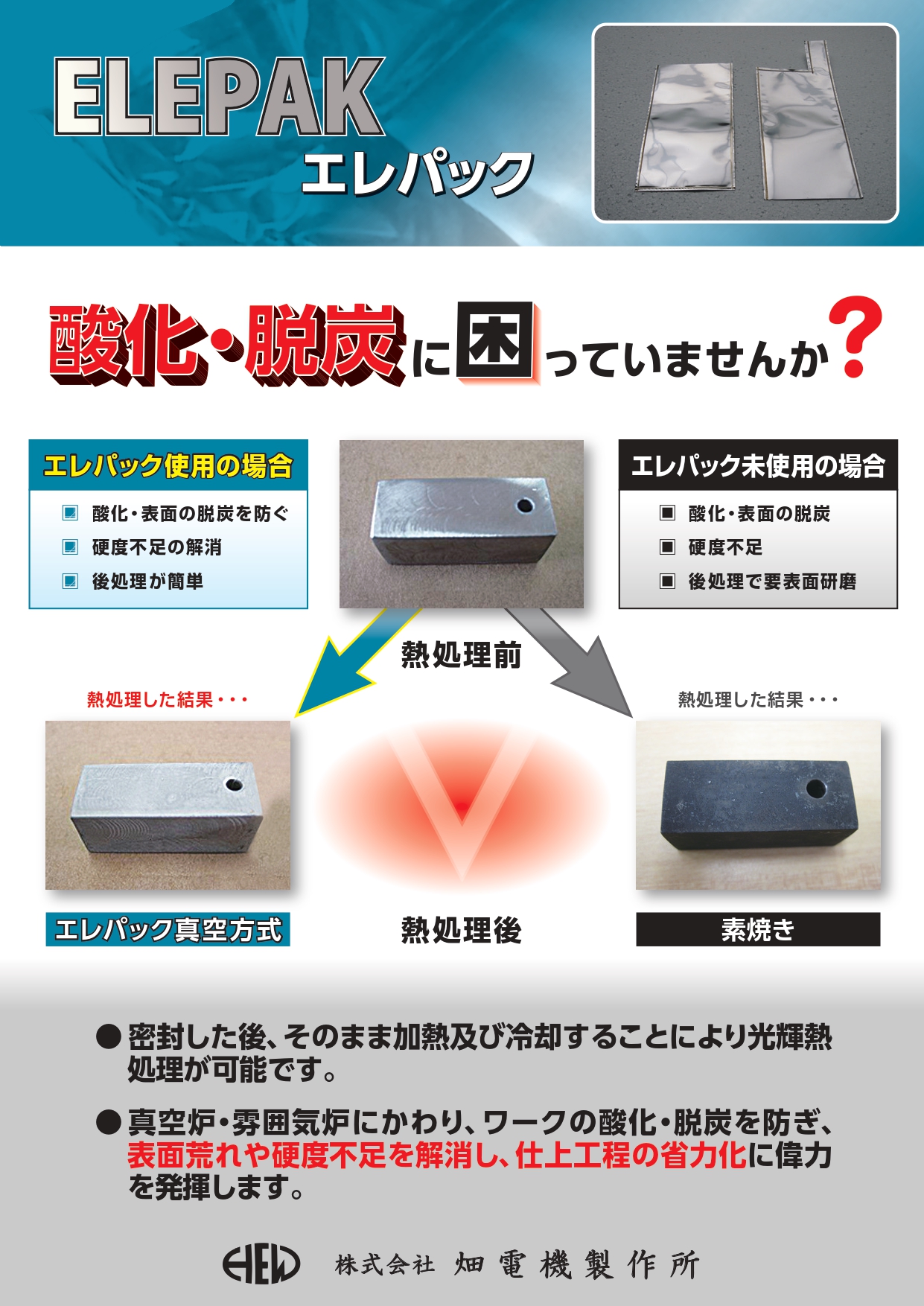 エレパック カタログ表紙